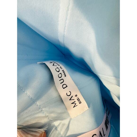 MAC DUGGAL 20529 Powder Blue Strapless Feathers Short Tulle Dress NWT sz 6 - Picture 7 of 16